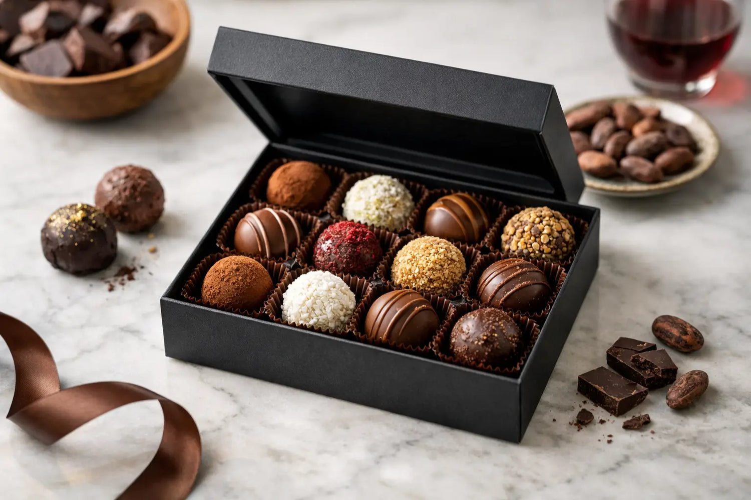How to choose an artisan chocolate truffles gift box