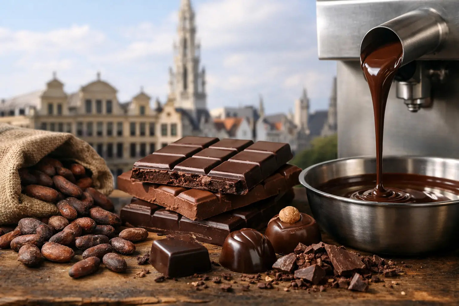Belgian chocolate Brussels made bean to bar