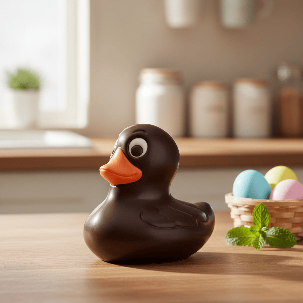 Dark chocolate duck 150g 5407008479596 The Belgian Chocolate Makers