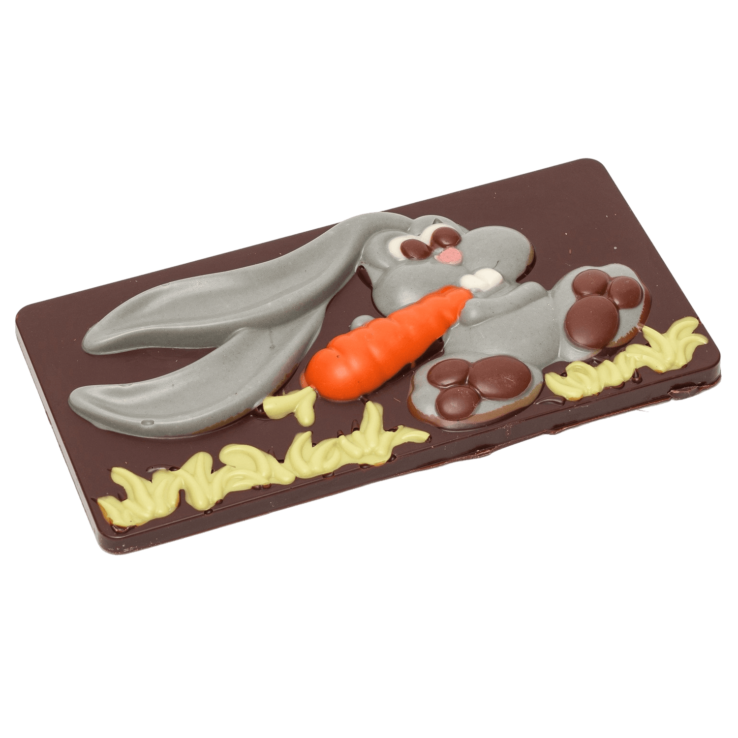 Dark chocolate Easter bunny bar 100g 5407008478056 The Belgian Chocolate Makers