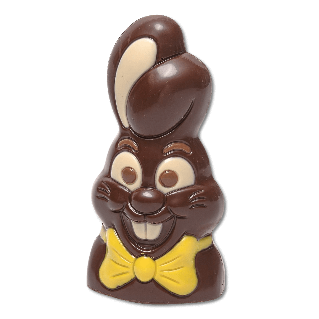 Dark chocolate easter bunny chest 5407008477257 The Belgian Chocolate Makers