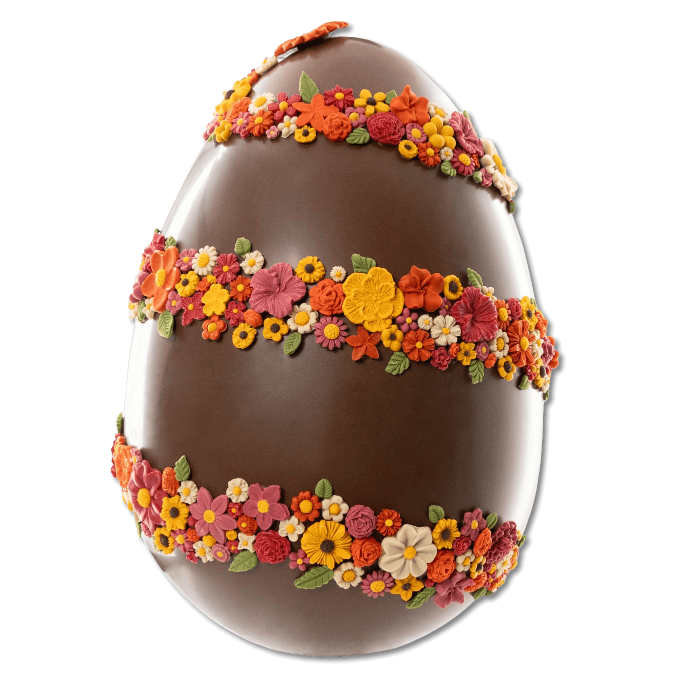 Flowers Easter giant egg milk chocolate 4.5kg 5407008479671 The Belgian Chocolate Makers