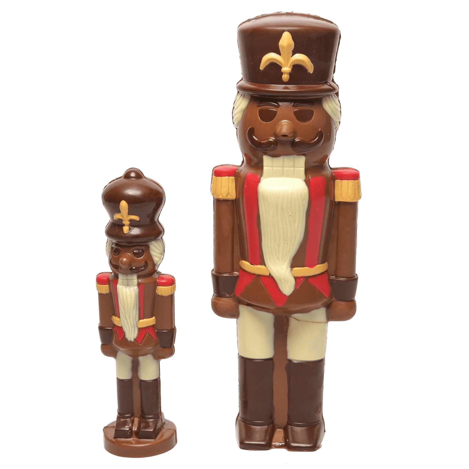 Milk chocolate Christmas nutcracker soldiers 1230g 5407008476939 The Belgian Chocolate Makers