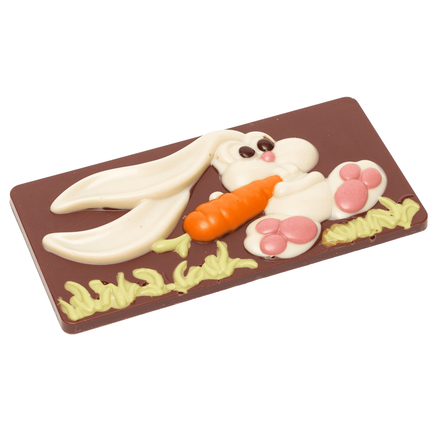Milk chocolate Easter bunny bar 100g 5407008478063 The Belgian Chocolate Makers