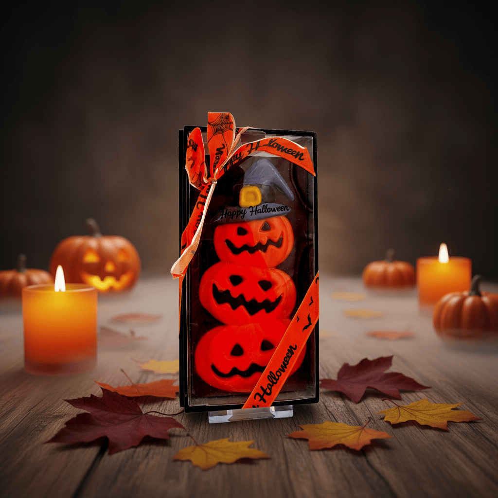 Milk chocolate Halloween bar 110g 5407008470111 The Belgian Chocolate Makers