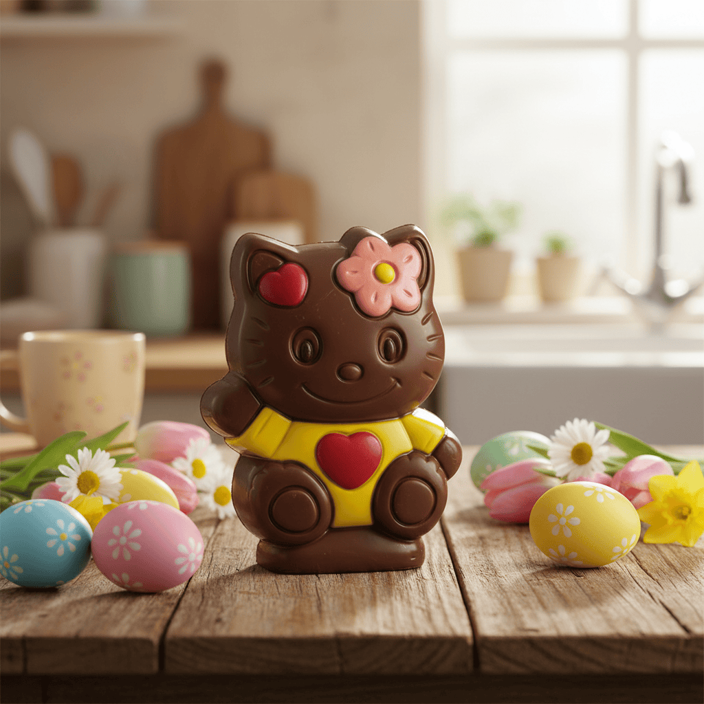 Milk chocolate Kitty 220g 5407008475291 The Belgian Chocolate Makers