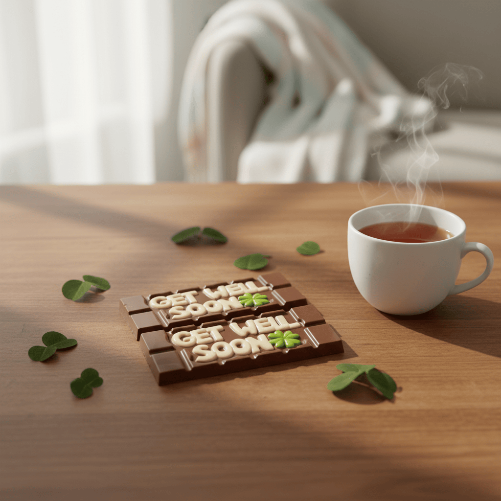 Milk chocolate messaging bar 45g