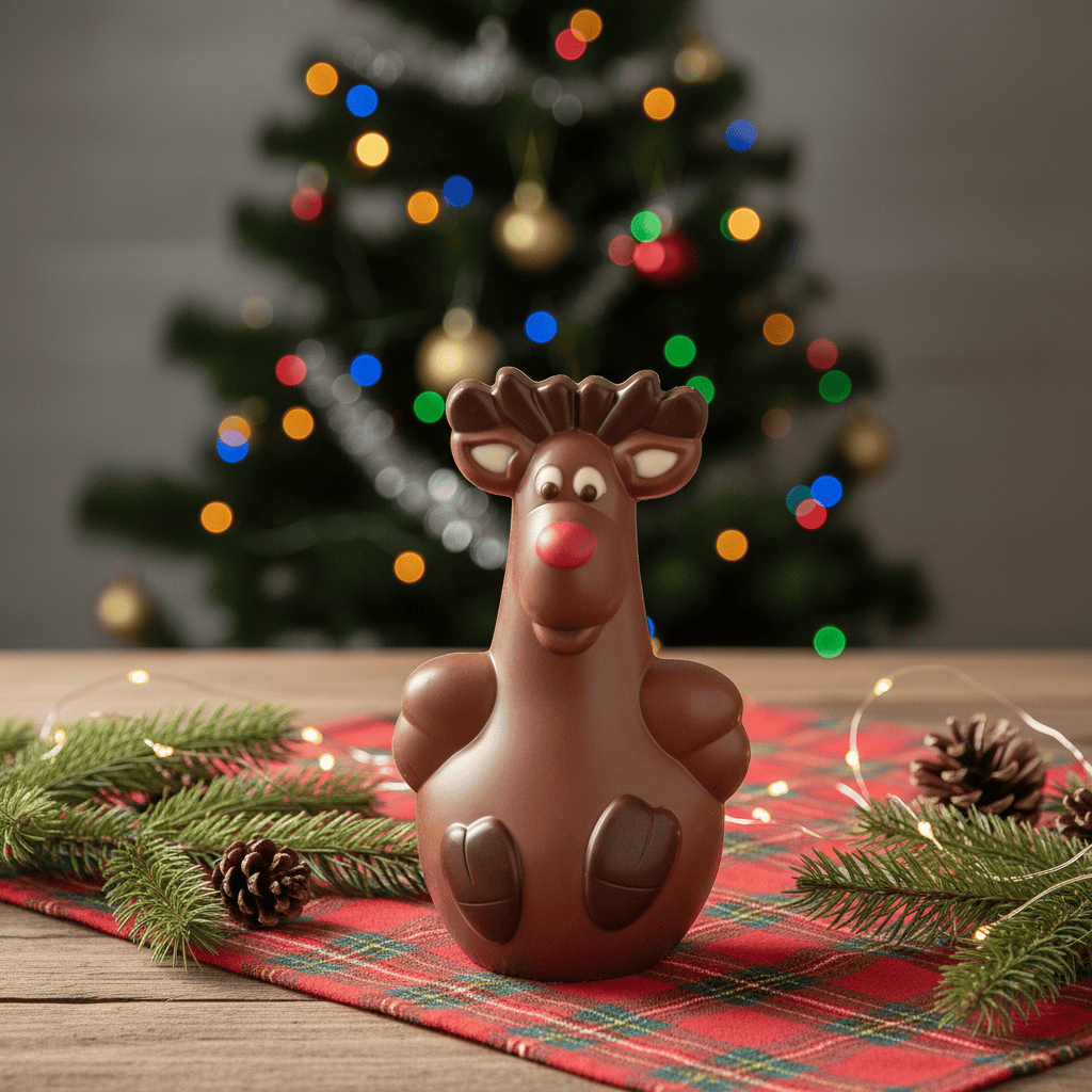 Milk chocolate Rudolph 80g 5407008476861 The Belgian Chocolate Makers