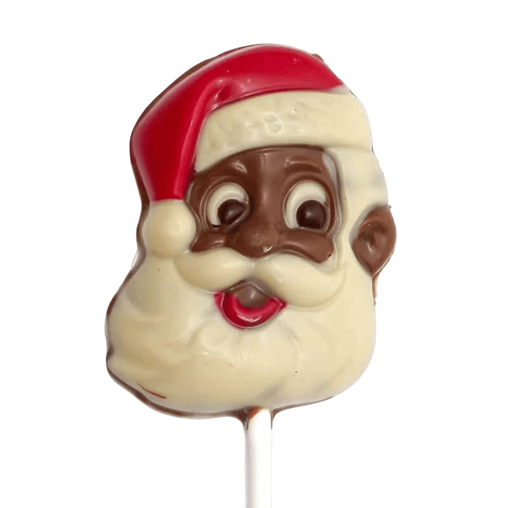 Milk chocolate Santa Claus lollipop 20g 5407008477073 The Belgian Chocolate Makers