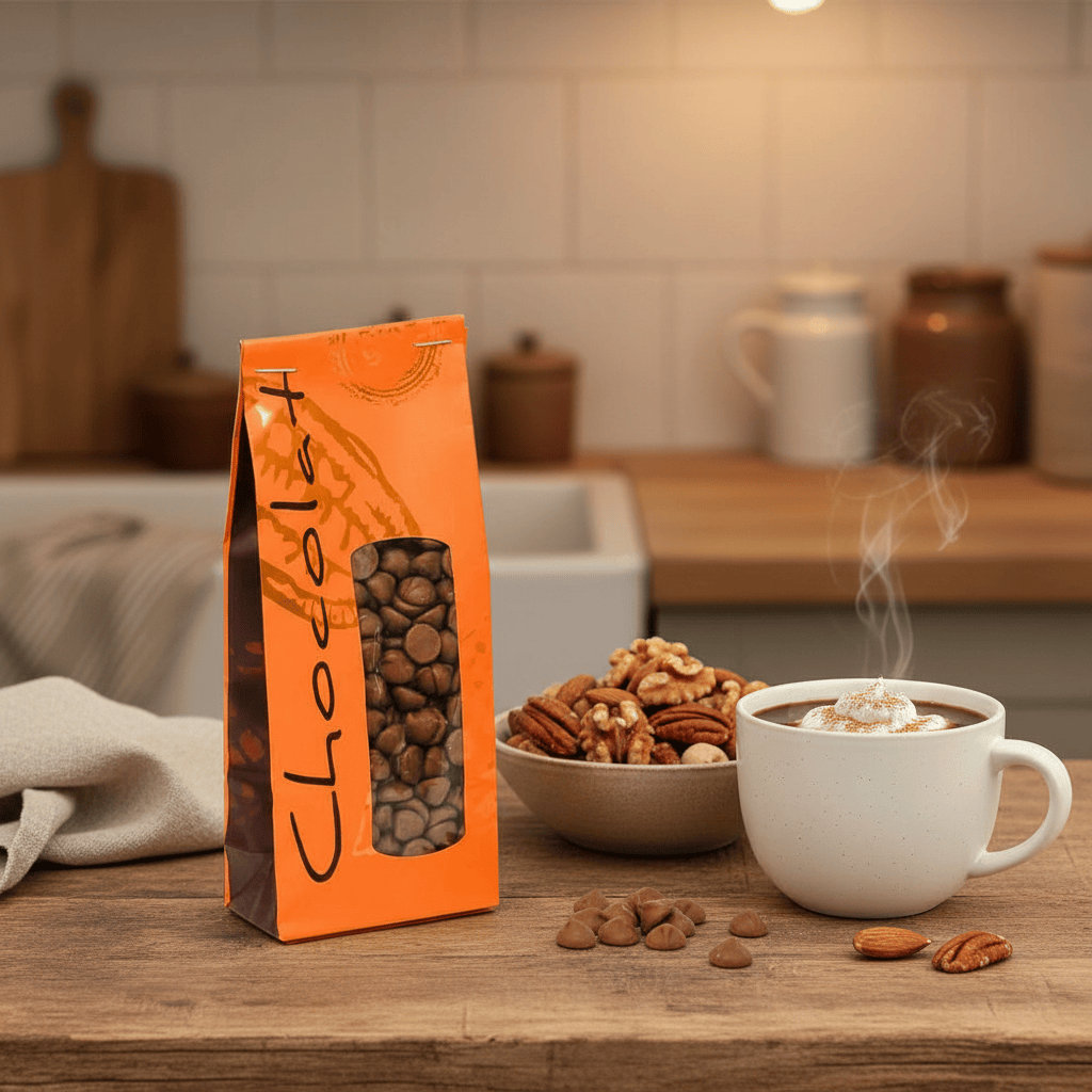 Milk drinking chocolate 200g 5407008473723 The Belgian Chocolate Makers