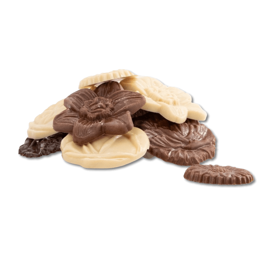 Mix of chocolate flowers 120g 5407008478315 The Belgian Chocolate Makers