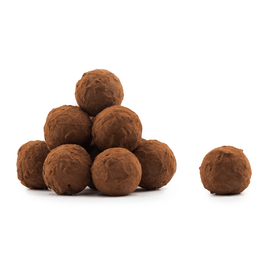 Pouch of Belgian truffles with cacao coating 160g 5407008471040 The Belgian Chocolate Makers