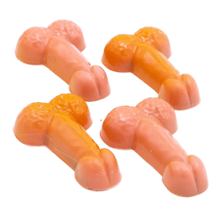 White chocolate naughty caramel treat 190g (orange) 5407008472849 The Belgian Chocolate Makers