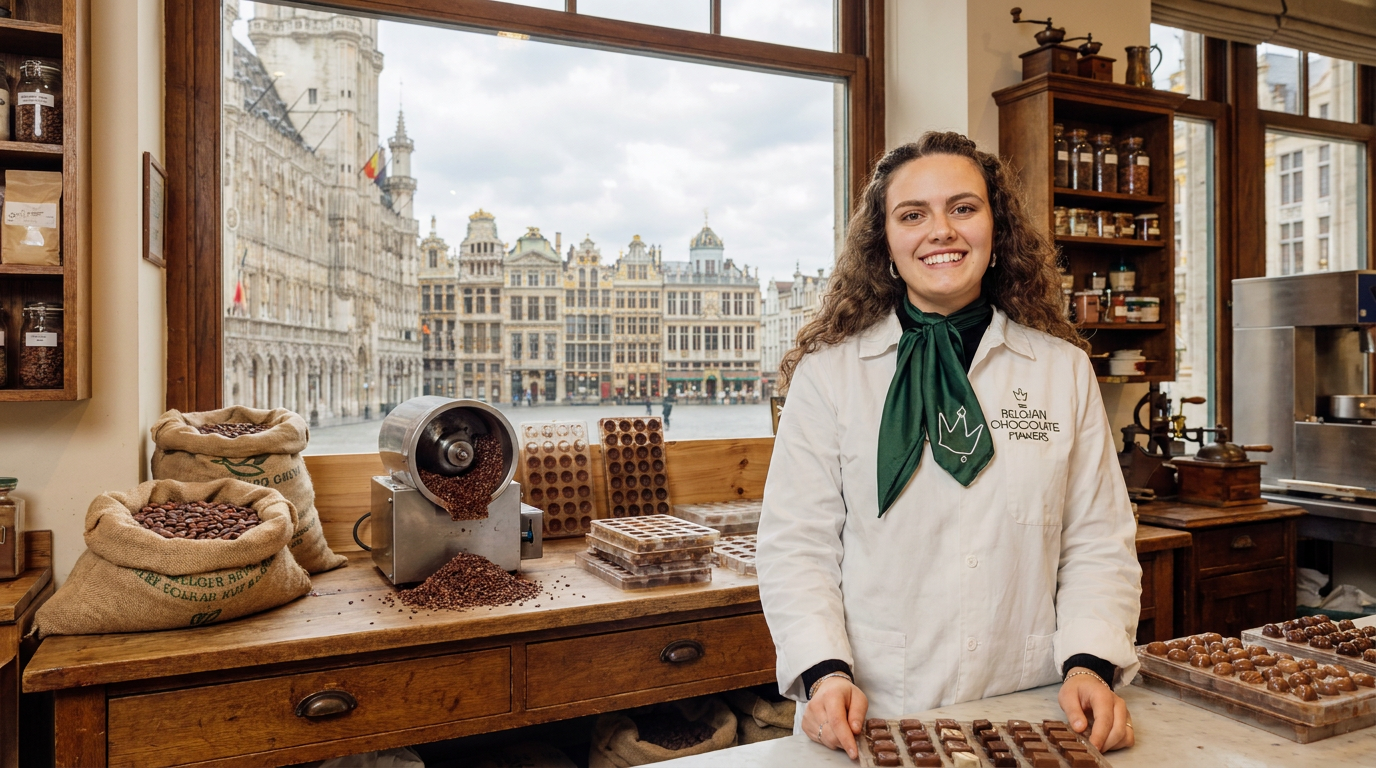 How artisan pralines are made from the beans to the box