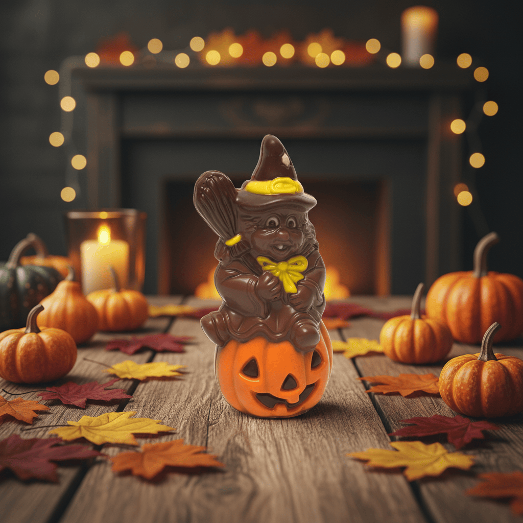 Milk chocolate witch 90g: handcrafted in Brussels