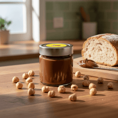 55% Italian Piedmont hazelnut chocolate spread 250g 5407008475093 The Belgian Chocolate Makers