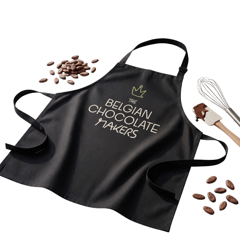 Black apron (adult size) 5407008473907 The Belgian Chocolate Makers