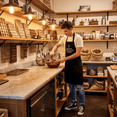 Black apron (adult size) 5407008473907 The Belgian Chocolate Makers