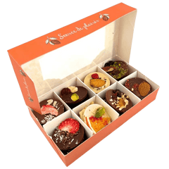 Box of chocolate mendiants 24 pieces 5407008478766 The Belgian Chocolate Makers