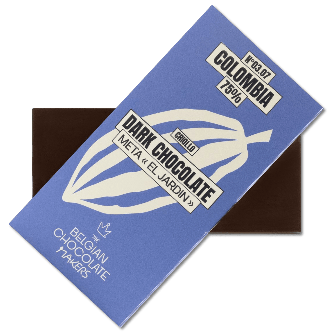 Chocolate bar Colombia Meta El Jardin 75% 5407008479329 The Belgian Chocolate Makers