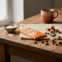 Chocolate bar Kasalto origin Ecuador 47% salted caramel 5407008478292 The Belgian Chocolate Makers