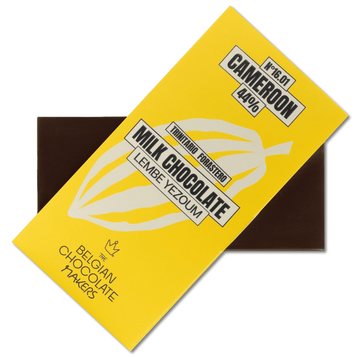 Chocolate bar origin Cameroon Lembé Yézoum 44% 5407008479350 The Belgian Chocolate Makers