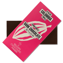Chocolate bar origin Colombia Betulia B6 70% 5407008478261 The Belgian Chocolate Makers