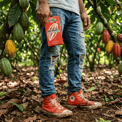 Chocolate bar origin Guatemala Finca Paso Cocodrilo 75% 5407008476168 The Belgian Chocolate Makers