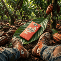 Chocolate bar origin Honduras Mayan Red 75% 5407008476014 The Belgian Chocolate Makers