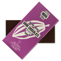 Chocolate bar origin India Idukki Kerala 75% 5407008476342 The Belgian Chocolate Makers
