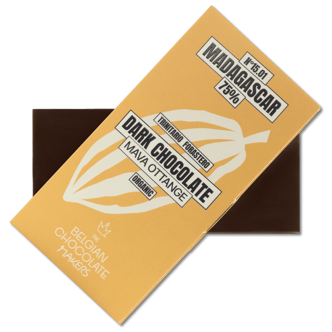 Chocolate bar origin Madagascar Mava Ottange 75% 5407008476113 The Belgian Chocolate Makers