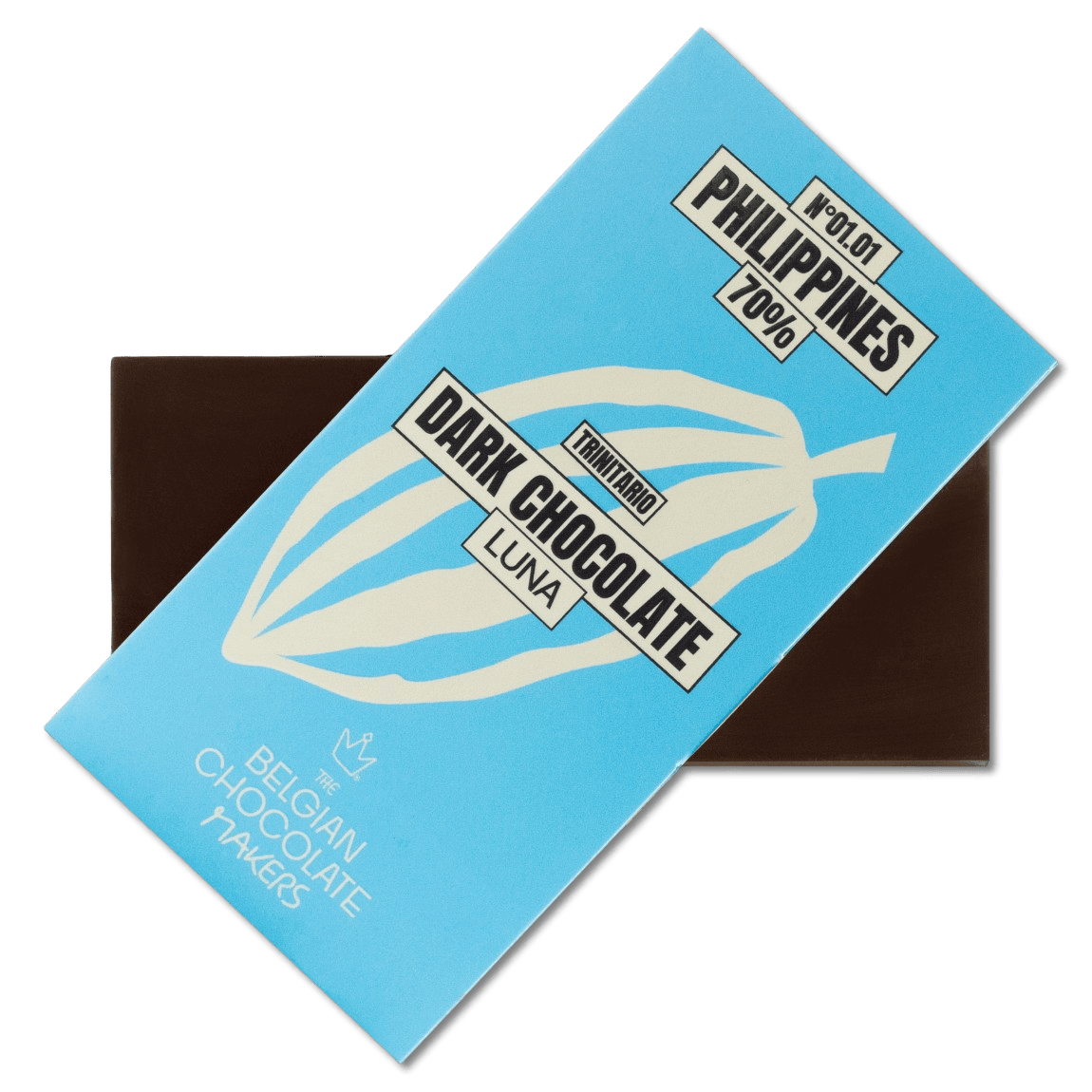 Chocolate bar origin Philippines Luna 70% 5407008476243 The Belgian Chocolate Makers