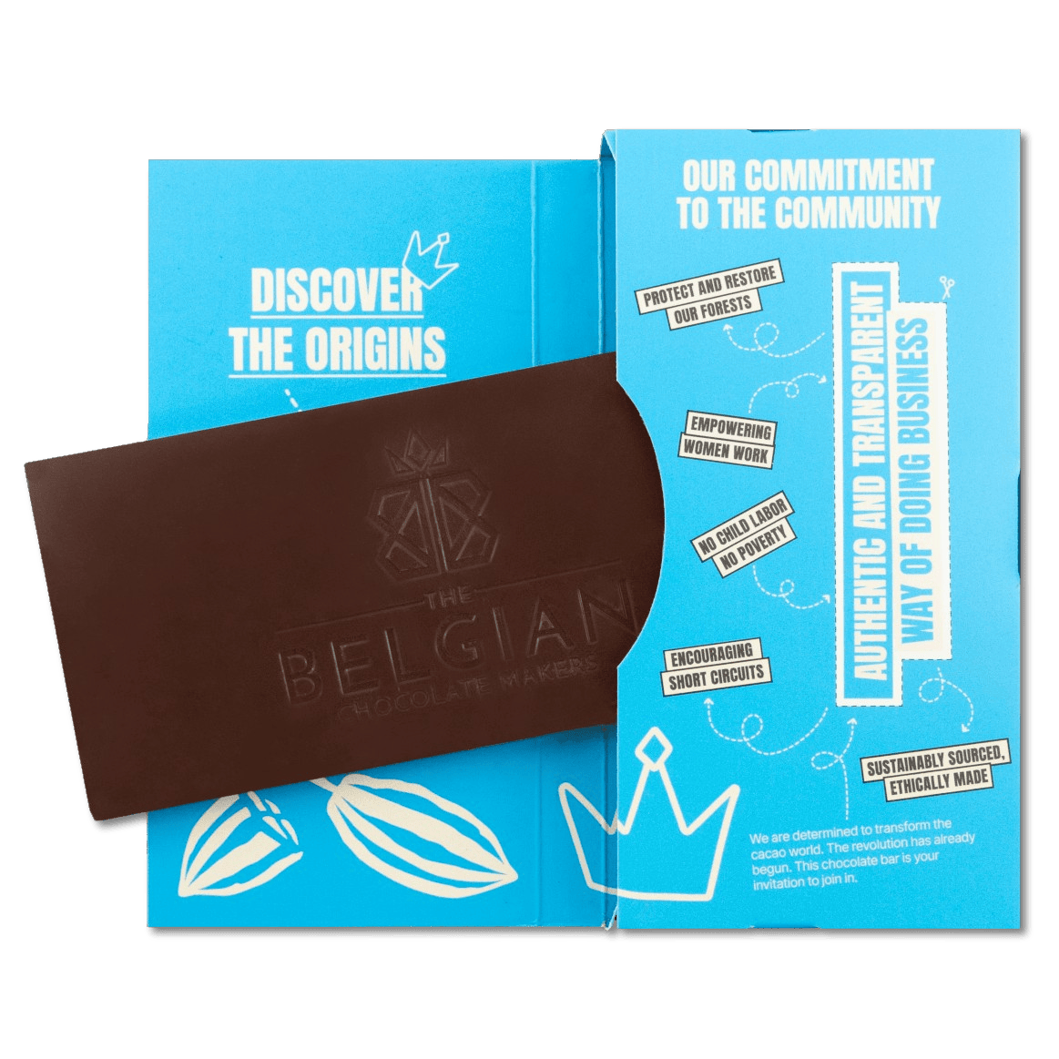 Chocolate bar origin Philippines Mana 72% 5407008477790 The Belgian Chocolate Makers