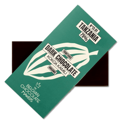 Chocolate bar origin Tanzania Kokoa Kamili 75% 5407008475987 The Belgian Chocolate Makers