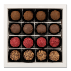 Chocolate truffles mix flavours 16 pieces 240g 5407008470975 The Belgian Chocolate Makers