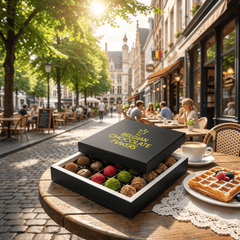 Chocolate truffles mix flavours 25 pieces 375g 5407008478001 The Belgian Chocolate Makers