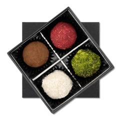 Chocolate truffles mix flavours 4 pieces 50g 5407008477998 The Belgian Chocolate Makers