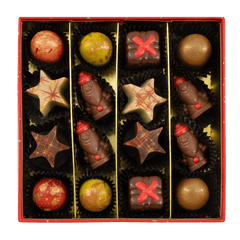 Christmas 16 pralines box ho-ho-ho 240g 5407008479435 The Belgian Chocolate Makers