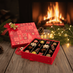 Christmas 16 pralines box ho-ho-ho 240g 5407008479435 The Belgian Chocolate Makers