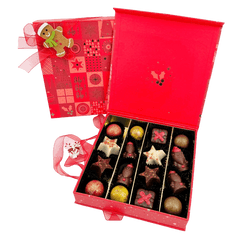 Christmas 16 pralines box ho-ho-ho 240g 5407008479435 The Belgian Chocolate Makers