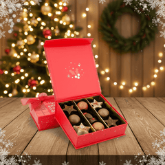 Christmas 9 pralines box ho-ho-ho 135g 5407008479411 The Belgian Chocolate Makers