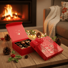Christmas 9 pralines box ho-ho-ho 135g 5407008479411 The Belgian Chocolate Makers