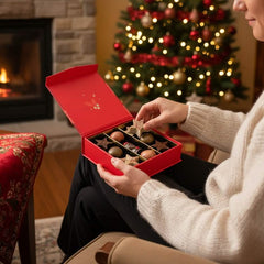 Christmas 9 pralines box ho-ho-ho 135g 5407008479411 The Belgian Chocolate Makers