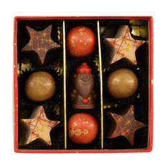 Christmas 9 pralines box ho-ho-ho 135g 5407008479411 The Belgian Chocolate Makers