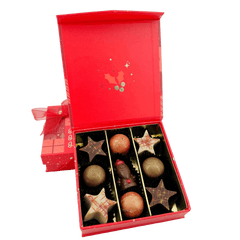 Christmas 9 pralines box ho-ho-ho 135g 5407008479411 The Belgian Chocolate Makers