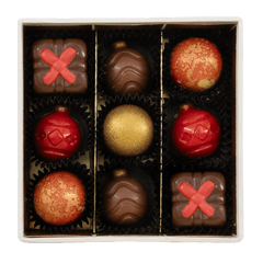 Christmas "all under the tree" box 9 pralines 135g 5407008470012 The Belgian Chocolate Makers