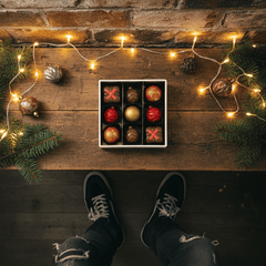Christmas "all under the tree" box 9 pralines 135g 5407008470012 The Belgian Chocolate Makers