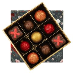 Christmas "all under the tree" box 9 pralines 135g 5407008470012 The Belgian Chocolate Makers