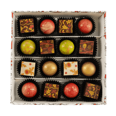 Christmas box 16 pralines 240g 5407008477936 The Belgian Chocolate Makers
