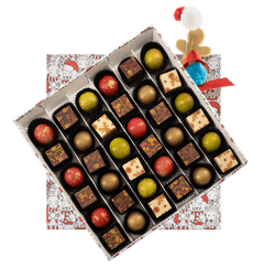 Christmas box 36 pralines 540g 5407008477950 The Belgian Chocolate Makers